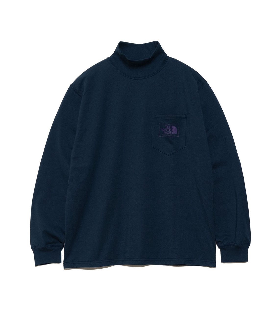 THE NORTH FACE PURPLE LABEL T-SHIRT Field Mockneck Long Sleeve Tee