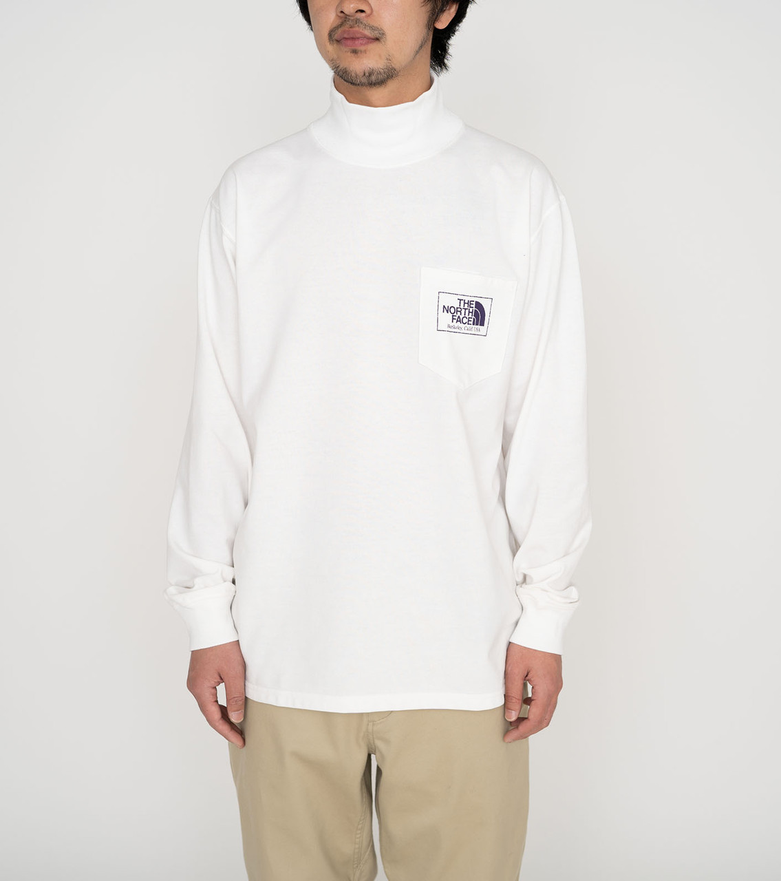 THE NORTH FACE PURPLE LABEL Field Mockneck Long Sleeve Tee NT3355N 6912