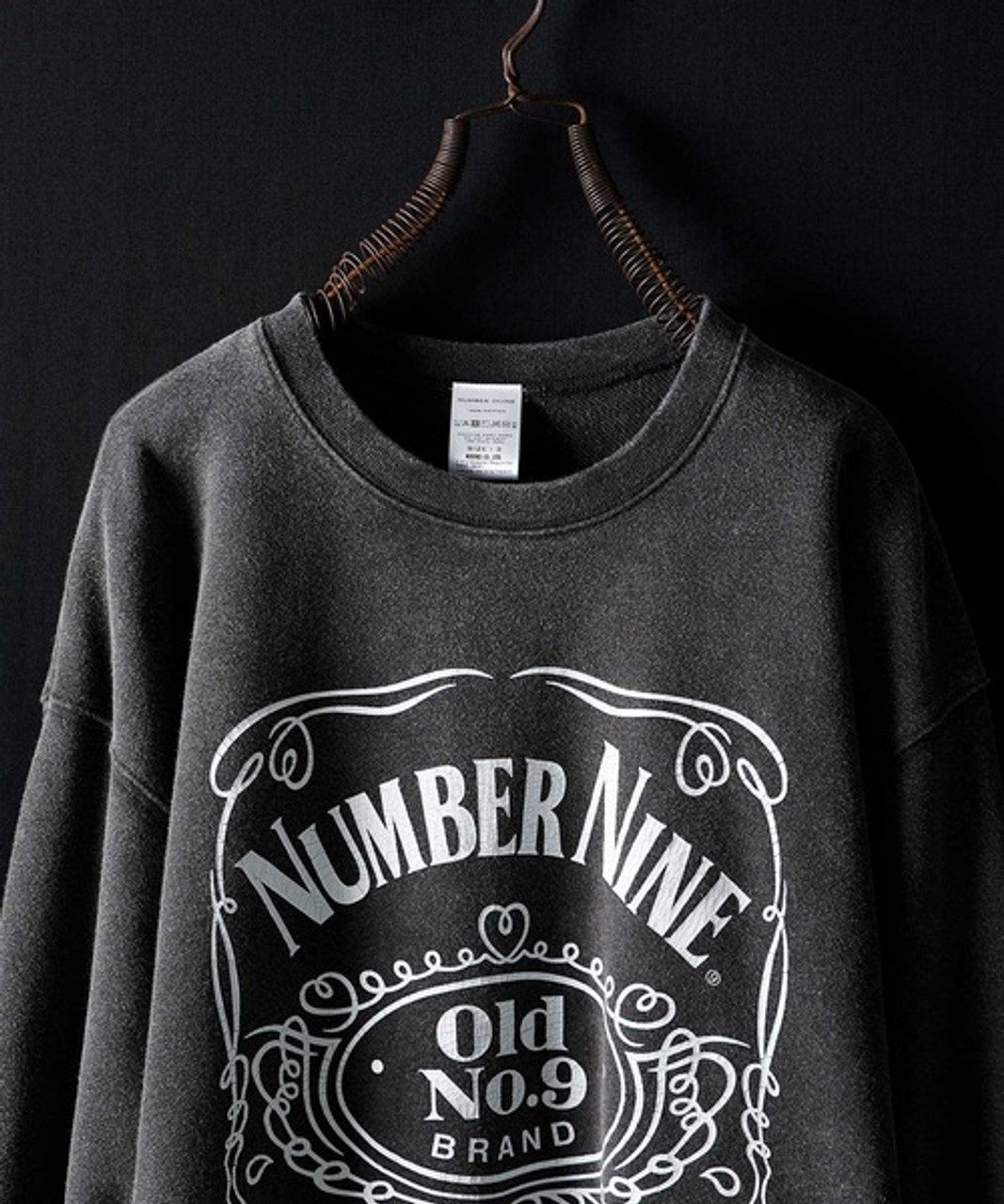 NUMBER (N)INE Tops POWDER BREACH CLASSIC LOGO SWEATSHIRT