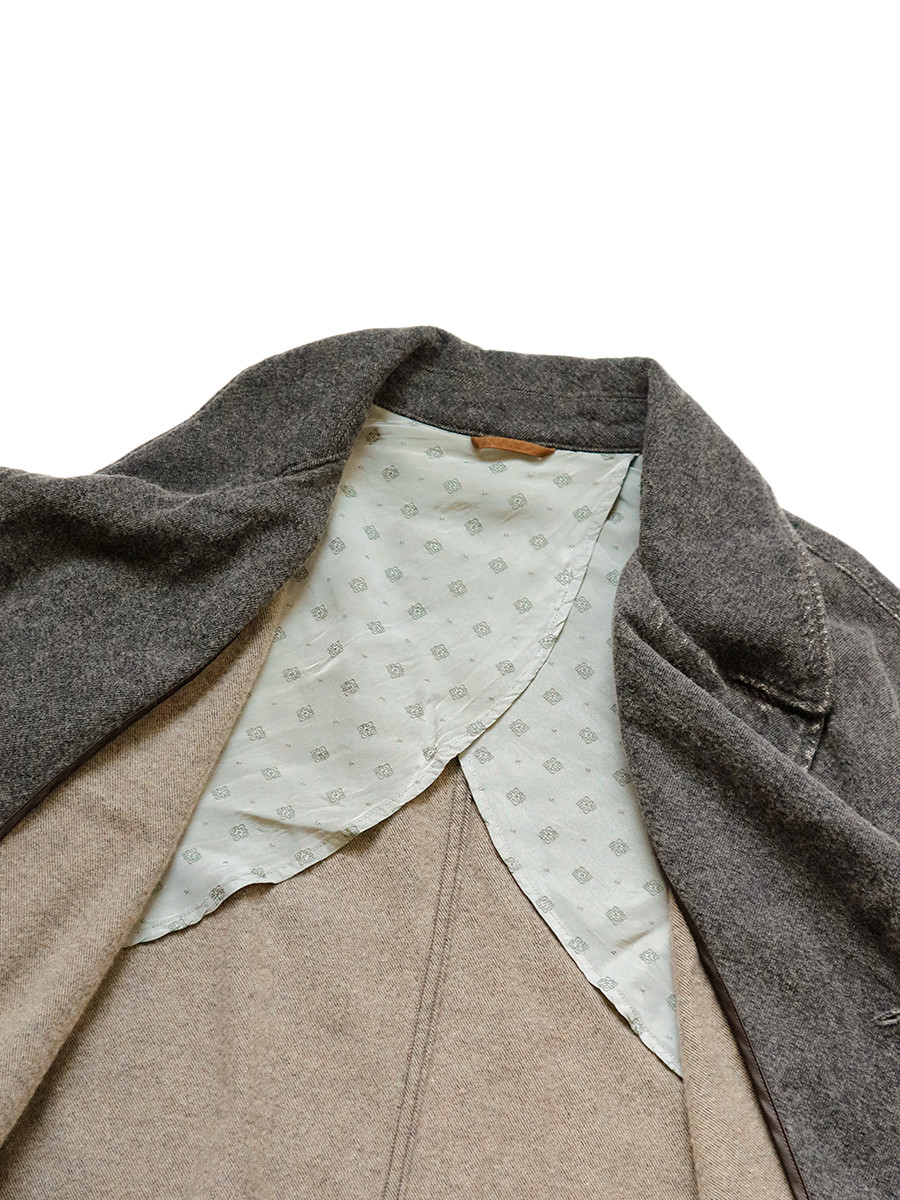 KAPITAL Jacket Twill Aged Wool Cavalier Coat