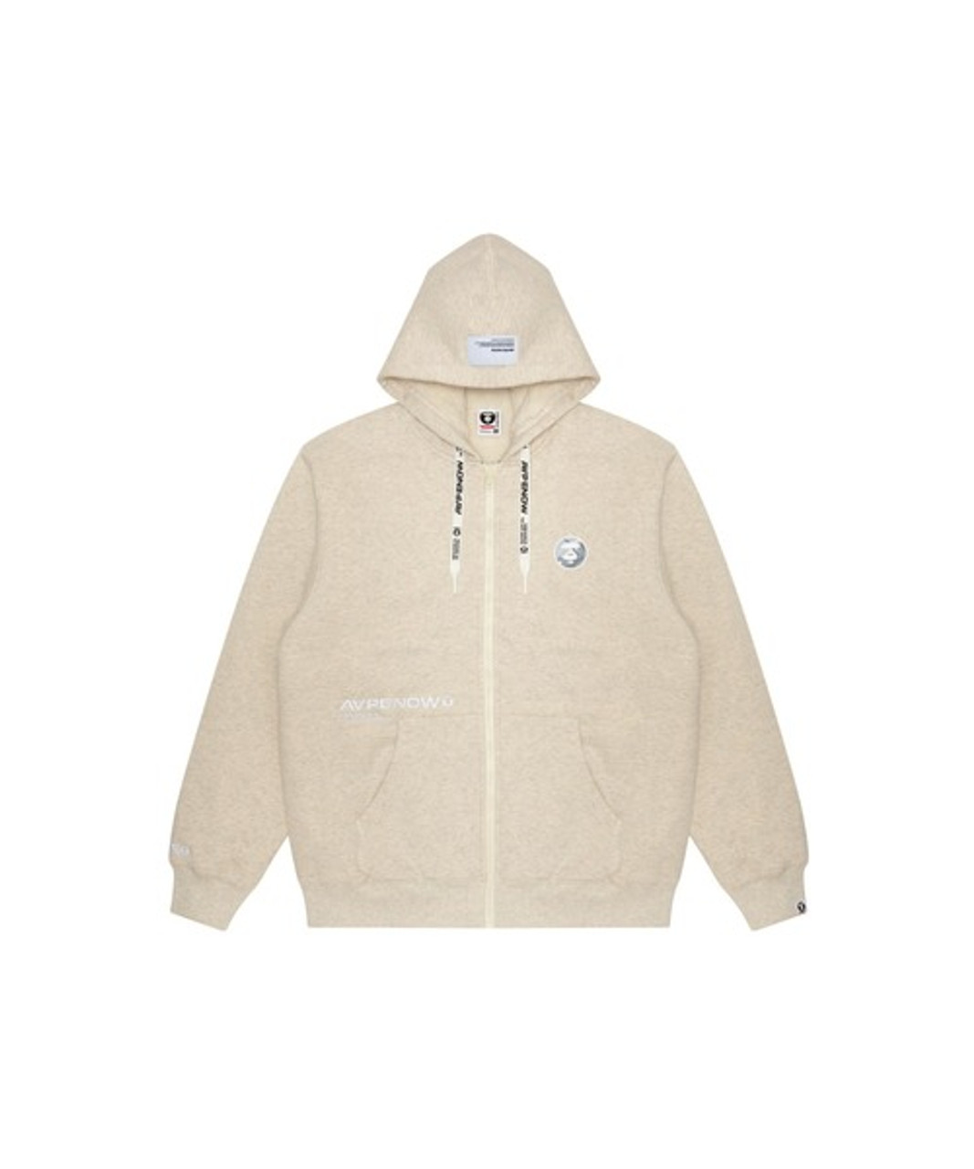 AAPE MEN NOW ZIP UP HOODIE