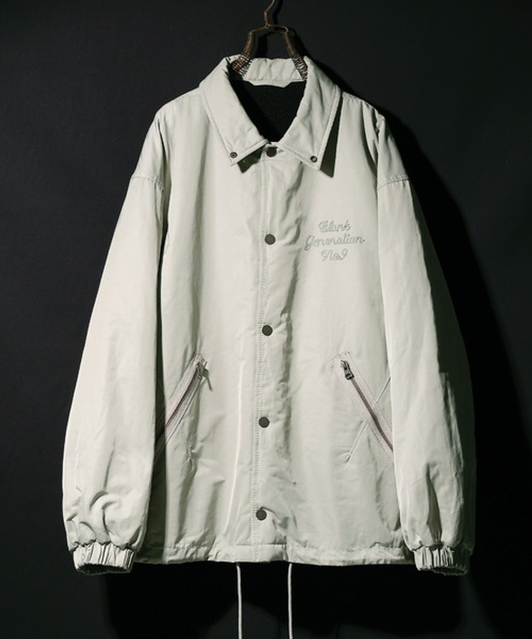 NUMBER (N)INE Jacket/Outer SLIGHT SHEEN TWILL COACH JACKET