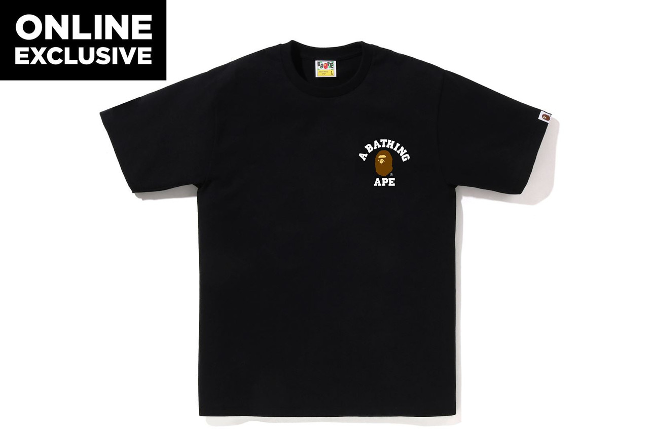 BAPE T-SHIRT COLLEGE ONE POINT TEE -ONLINE EXCLUSIVE-