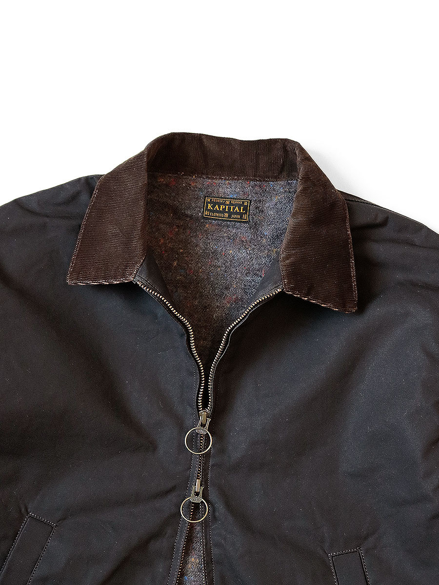 KAPITAL Jacket Cotton Oil Coating Drizzler JKT