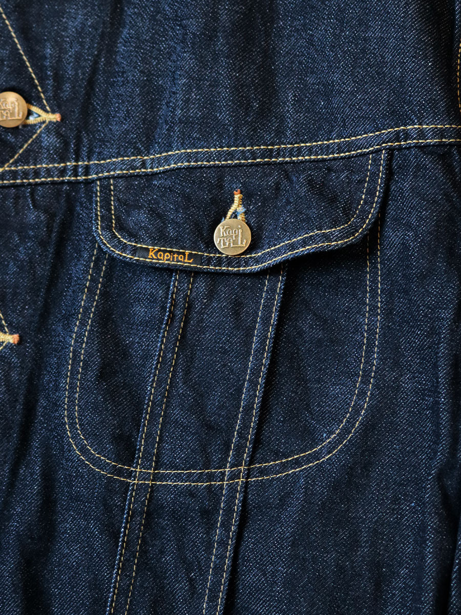 KAPITAL Jacket 11.5Oz Denim Mexican Tuxedo Westerner