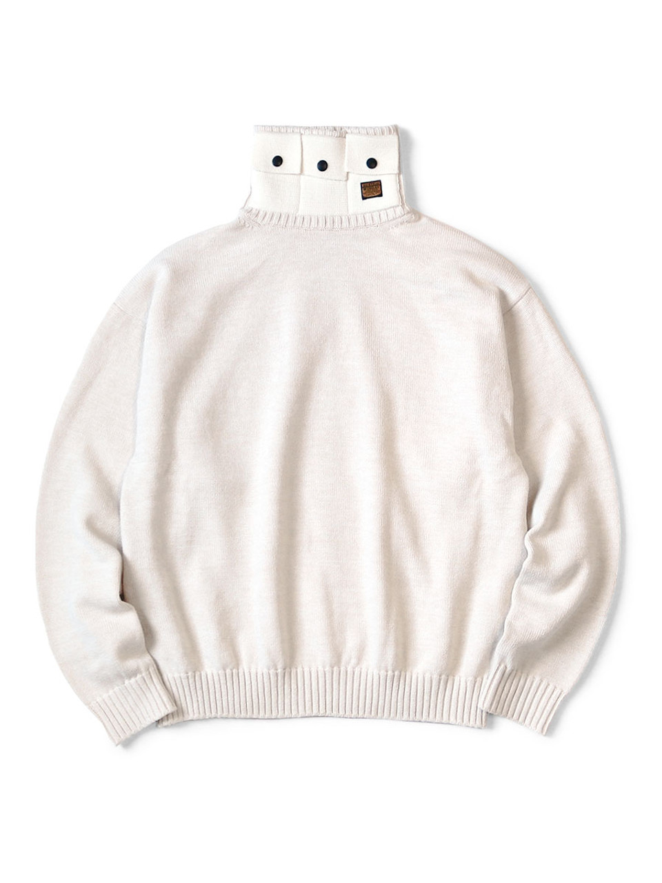 8G Cotton Wool Nickel 3 High Neck Sweater K2311KN154