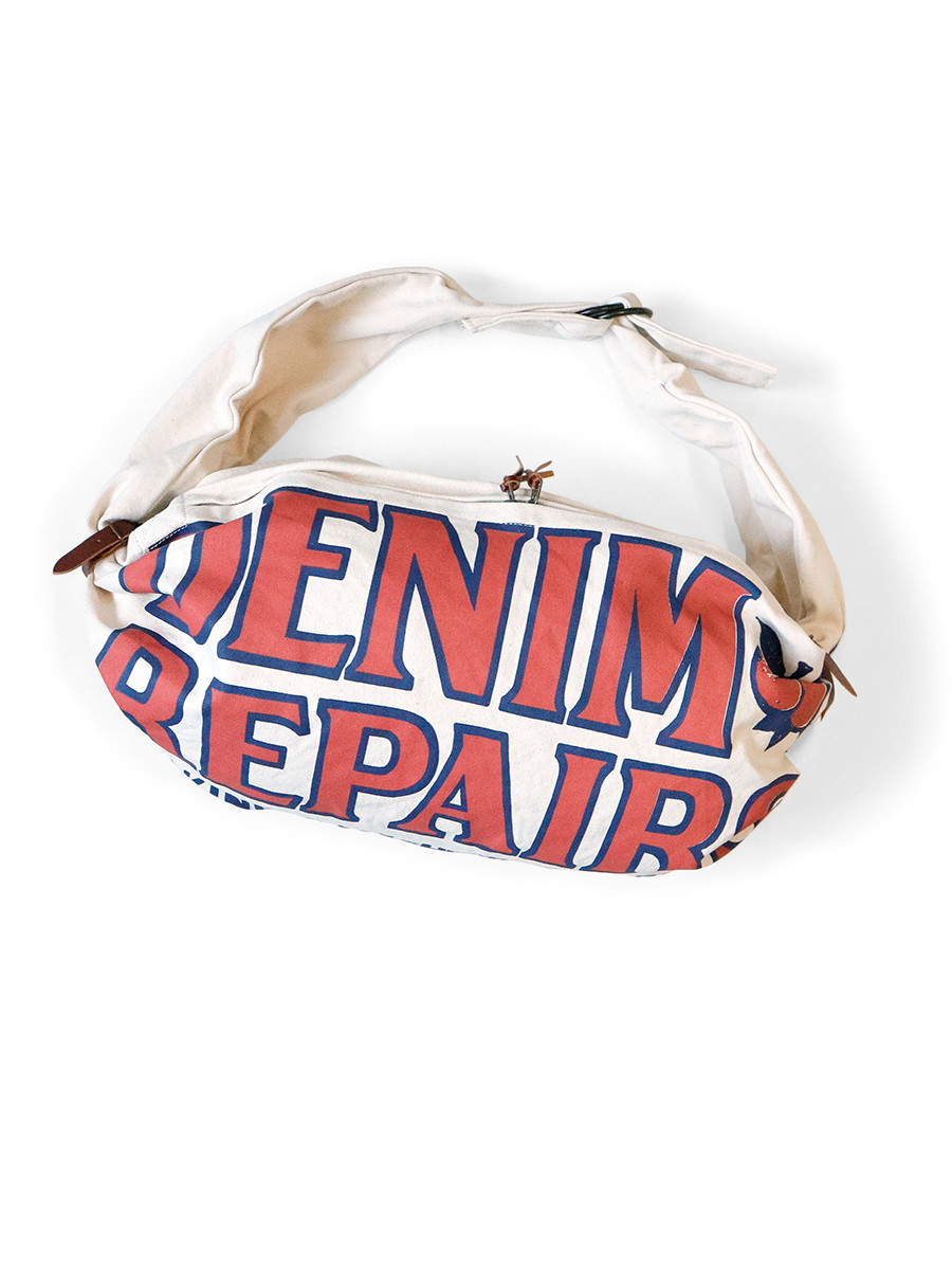 KAPITAL Bag No. 8 Canvas Snufkin BAG (DENIM REPAIRSpt)
