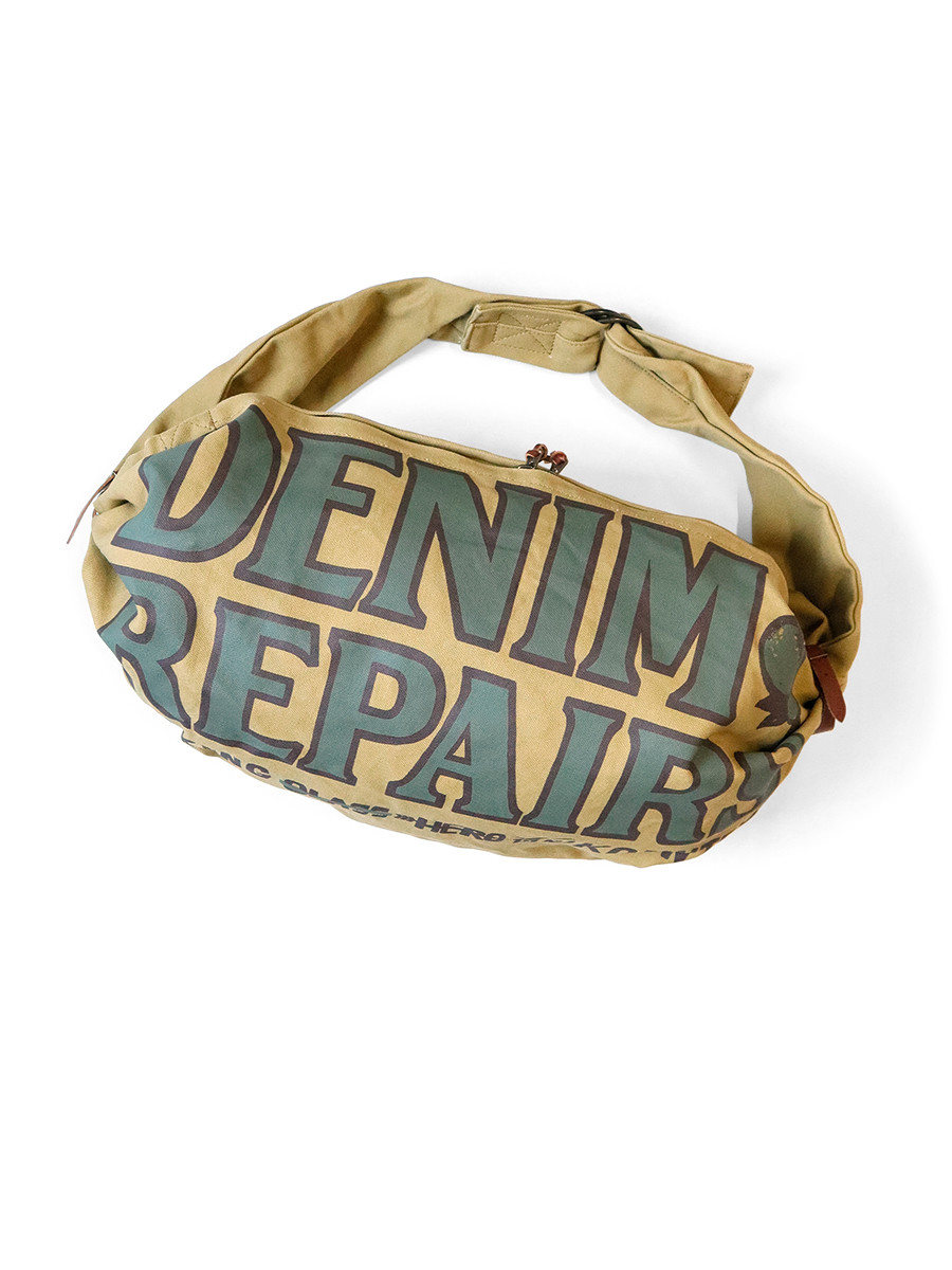 KAPITAL Bag No. 8 Canvas Snufkin BAG (DENIM REPAIRSpt)