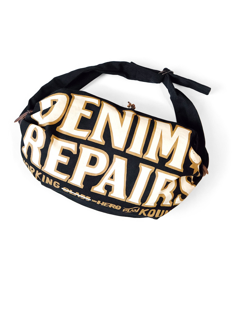 KAPITAL Bag No. 8 Canvas Snufkin BAG (DENIM REPAIRSpt)