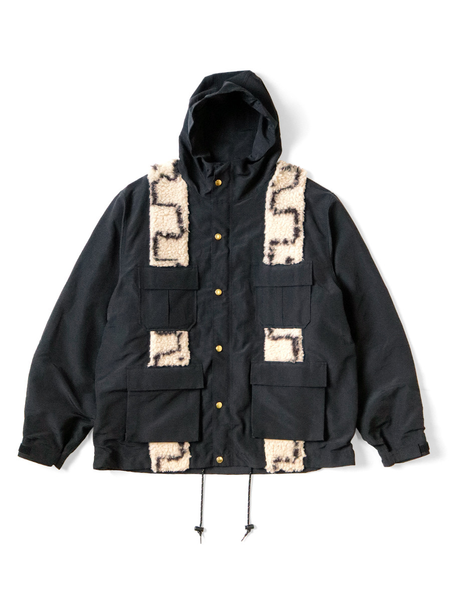 KAPITAL Jacket 60/40 Cross Berber Bamboo Manpa
