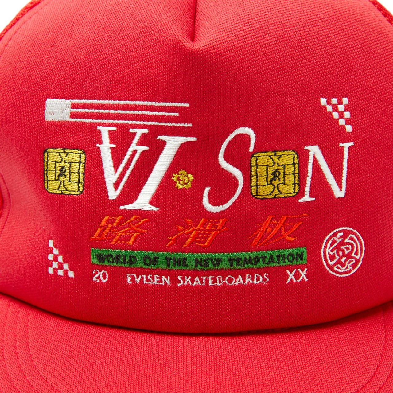 Evisen Skateboards HATS GRAND PRIX MESH CAP - RED