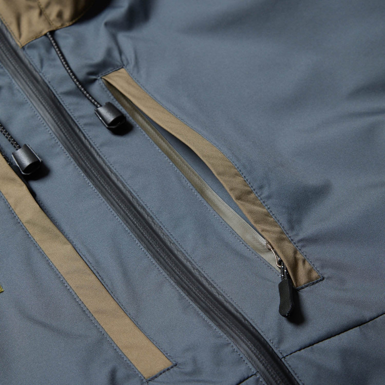 Evisen Skateboards JACKET PACKABLE MOUNTAIN PARKA - BEIGE