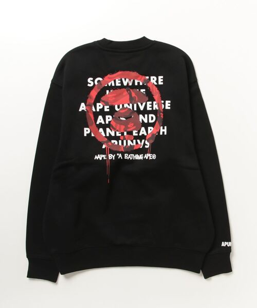 AAPE MEN CREW NECK SWEAT