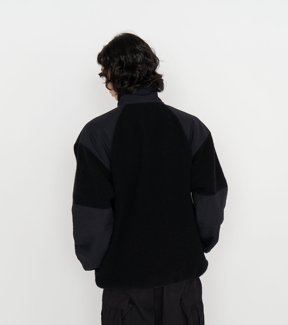nanamica JACKET Boiled Wool Zip Up Sweater Online Shop to Worldwide