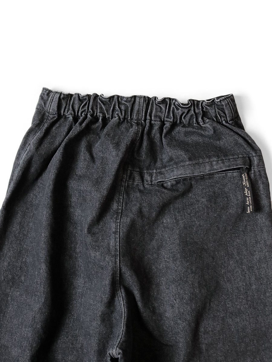 KAPITAL Pants 14Oz Black x Kinari Denim Shovel Buggy Pants