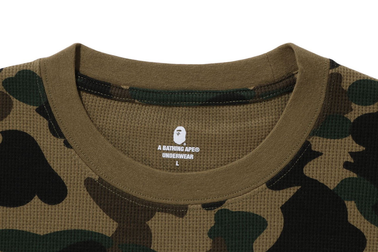 BAPE GOODS 1ST CAMO THERMAL LT