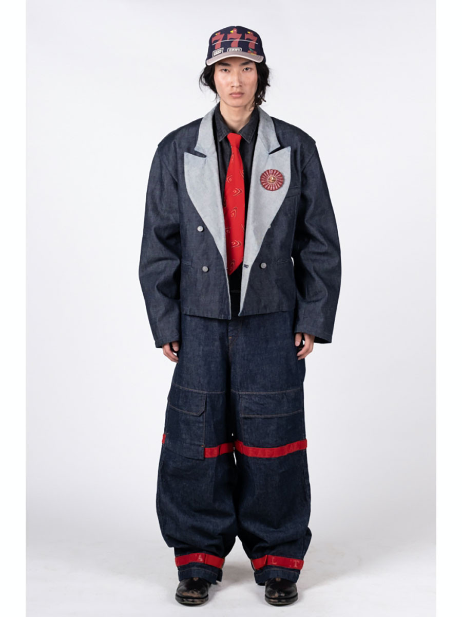 KAPITAL Pants 14Oz Denim Nouvelle Shuttle Pants