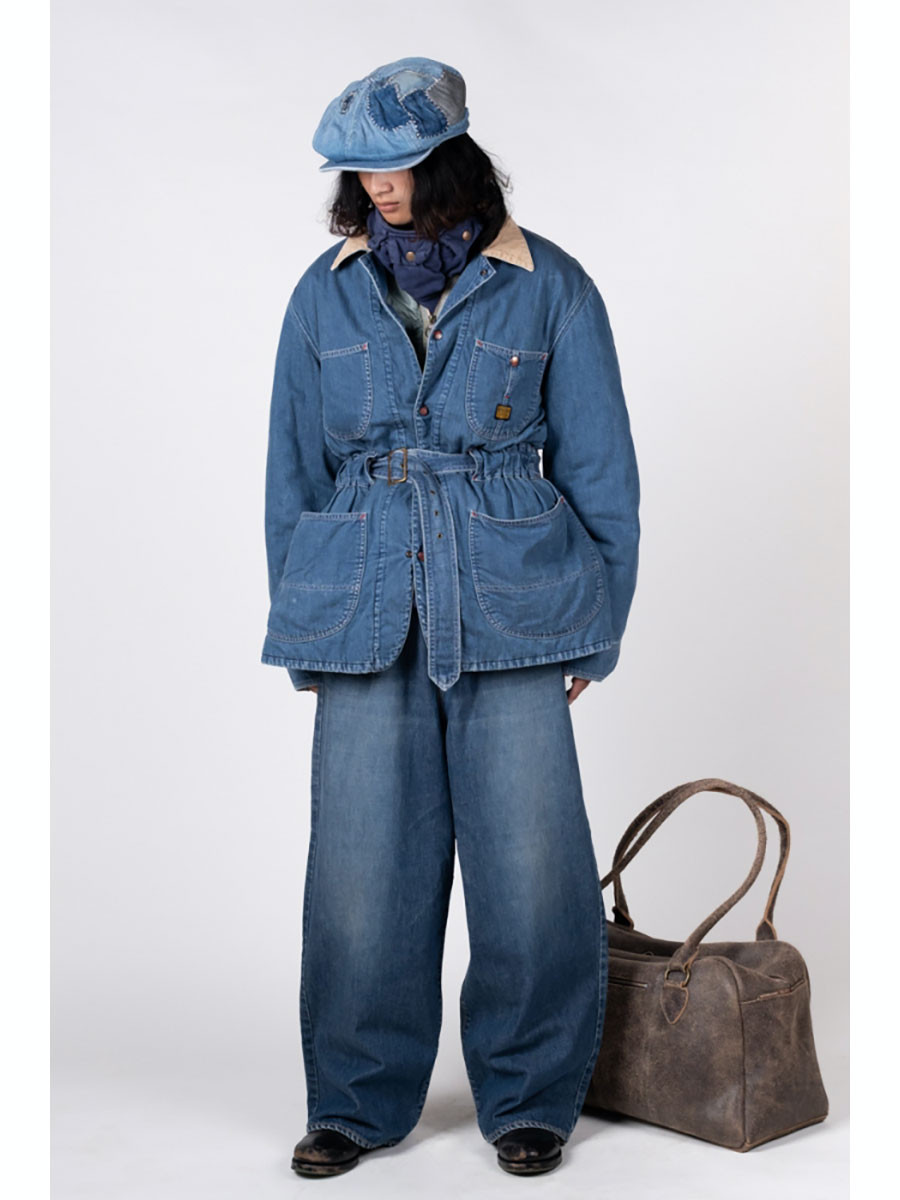 KAPITAL Pants 14Oz Denim Port Baggy Pants