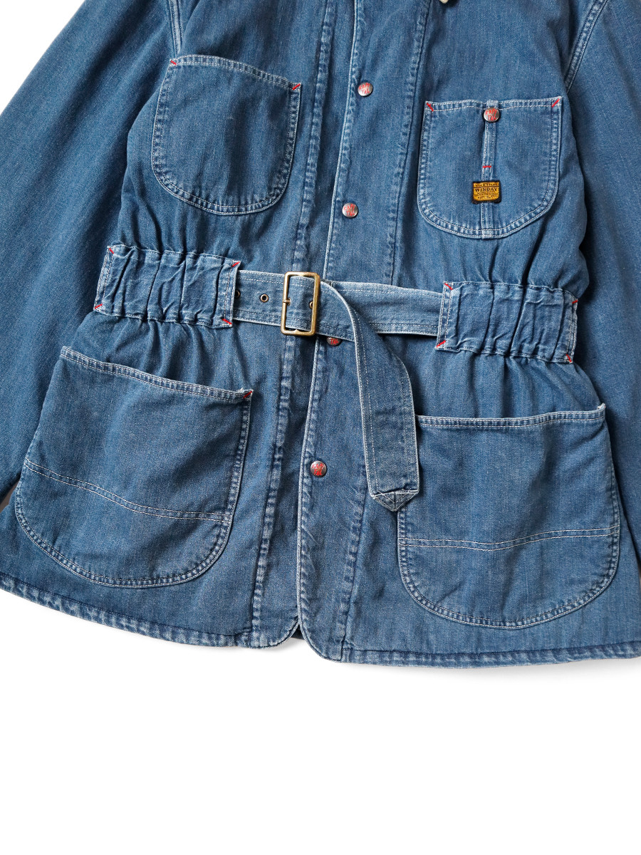 KAPITAL Jacket 8Oz Denim Propeller Coverall