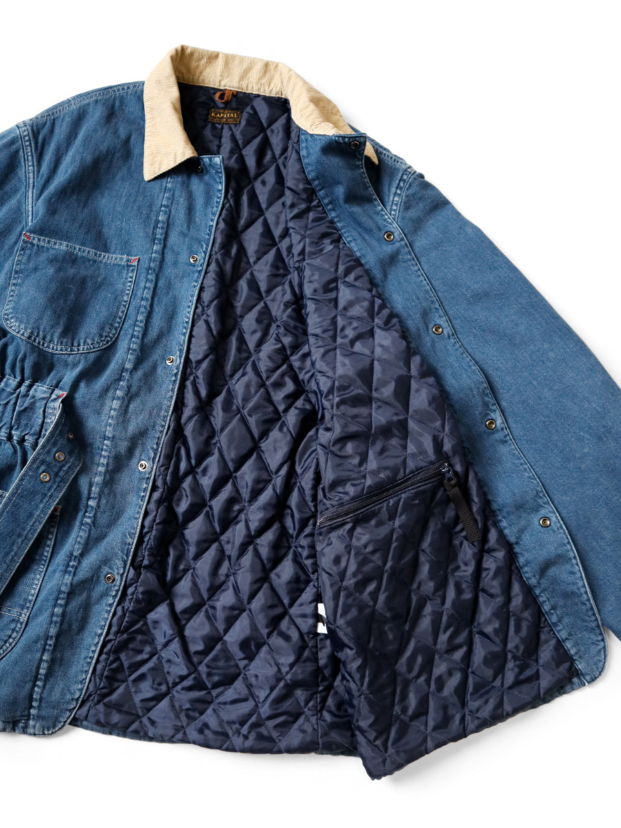 KAPITAL Jacket 8Oz Denim Propeller Coverall