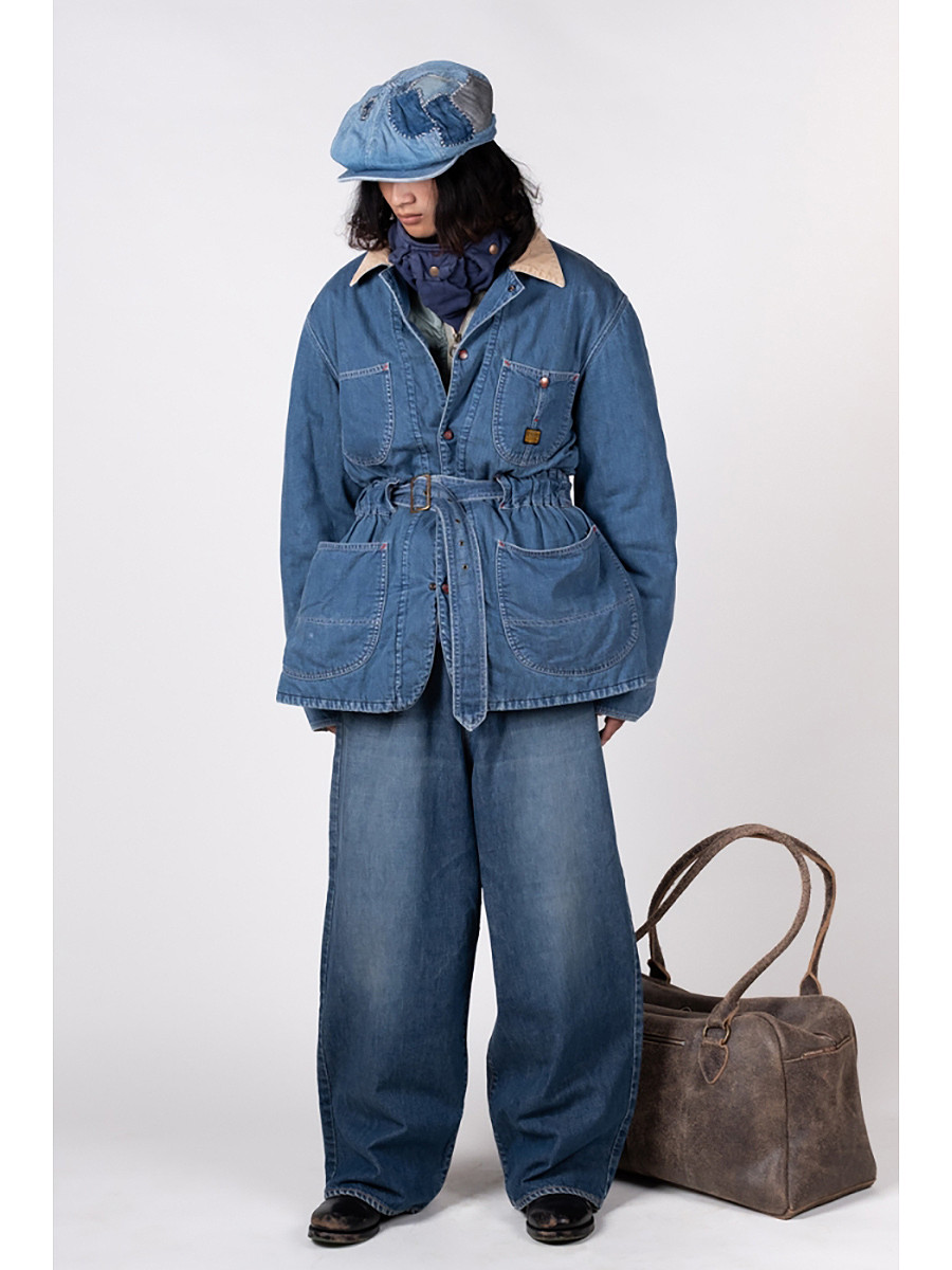 KAPITAL Jacket 8Oz Denim Propeller Coverall