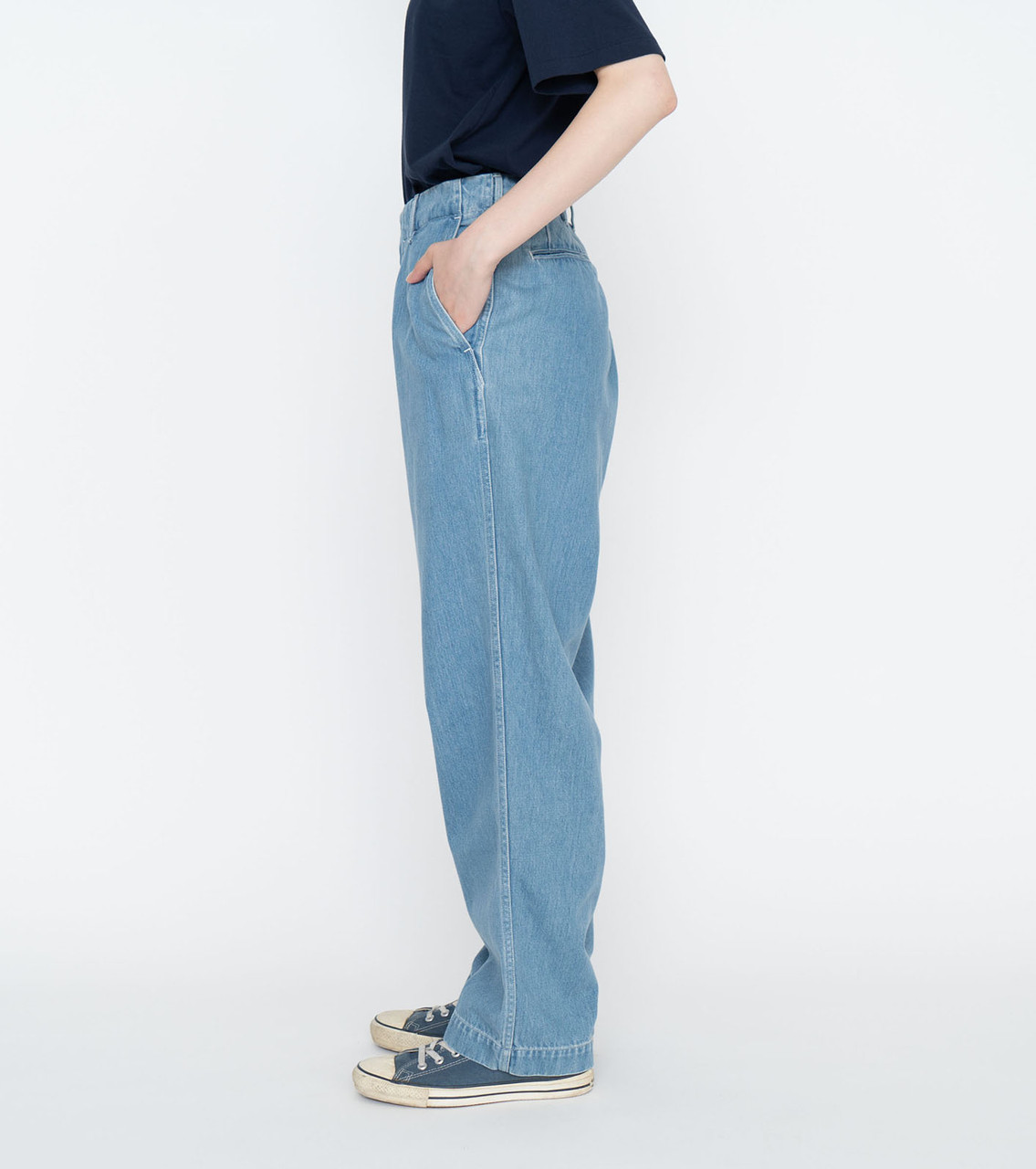 パンツ nanamica Denim Wide Pants SUCS306 nanamica PANTS Wide Denim Pants Online Shop to Worldwide