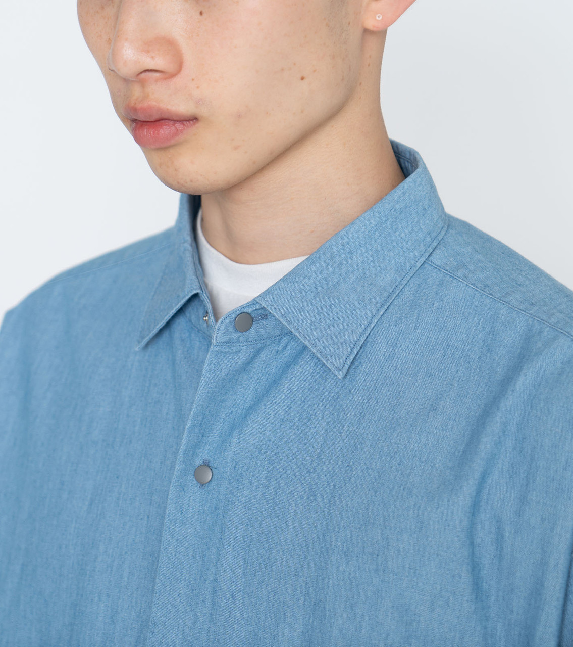 nanamica SHIRT Regular Collar Chambray Shirt Online Shop to Worldwide