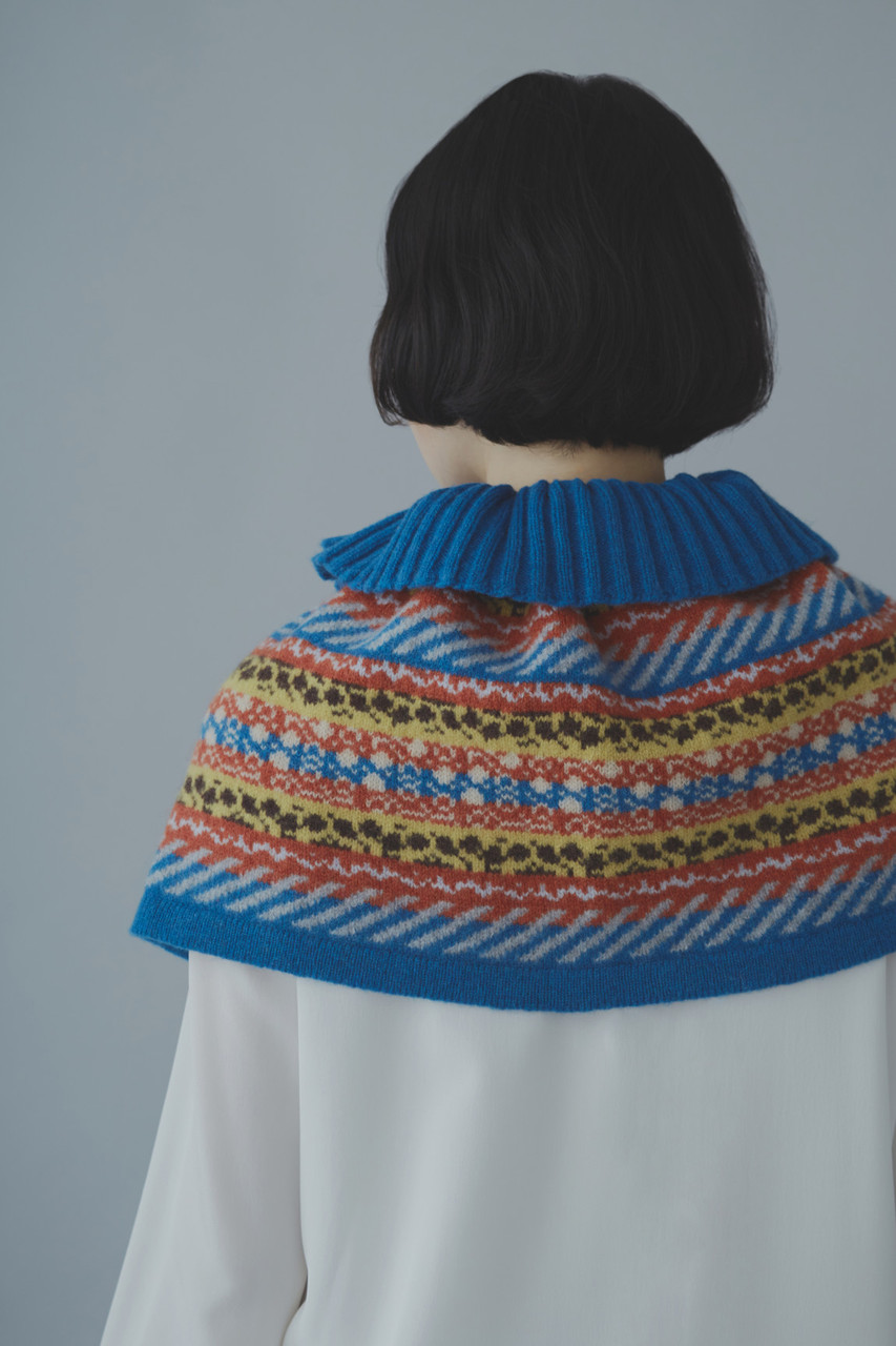 minä perhonen Scarves dot and stripe cape × hikaru noguchi Online
