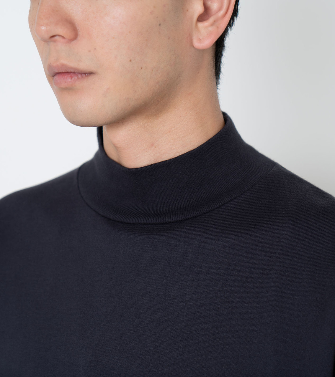 nanamica T-SHIRT L/S Mock Neck Tee Online Shop to Worldwide