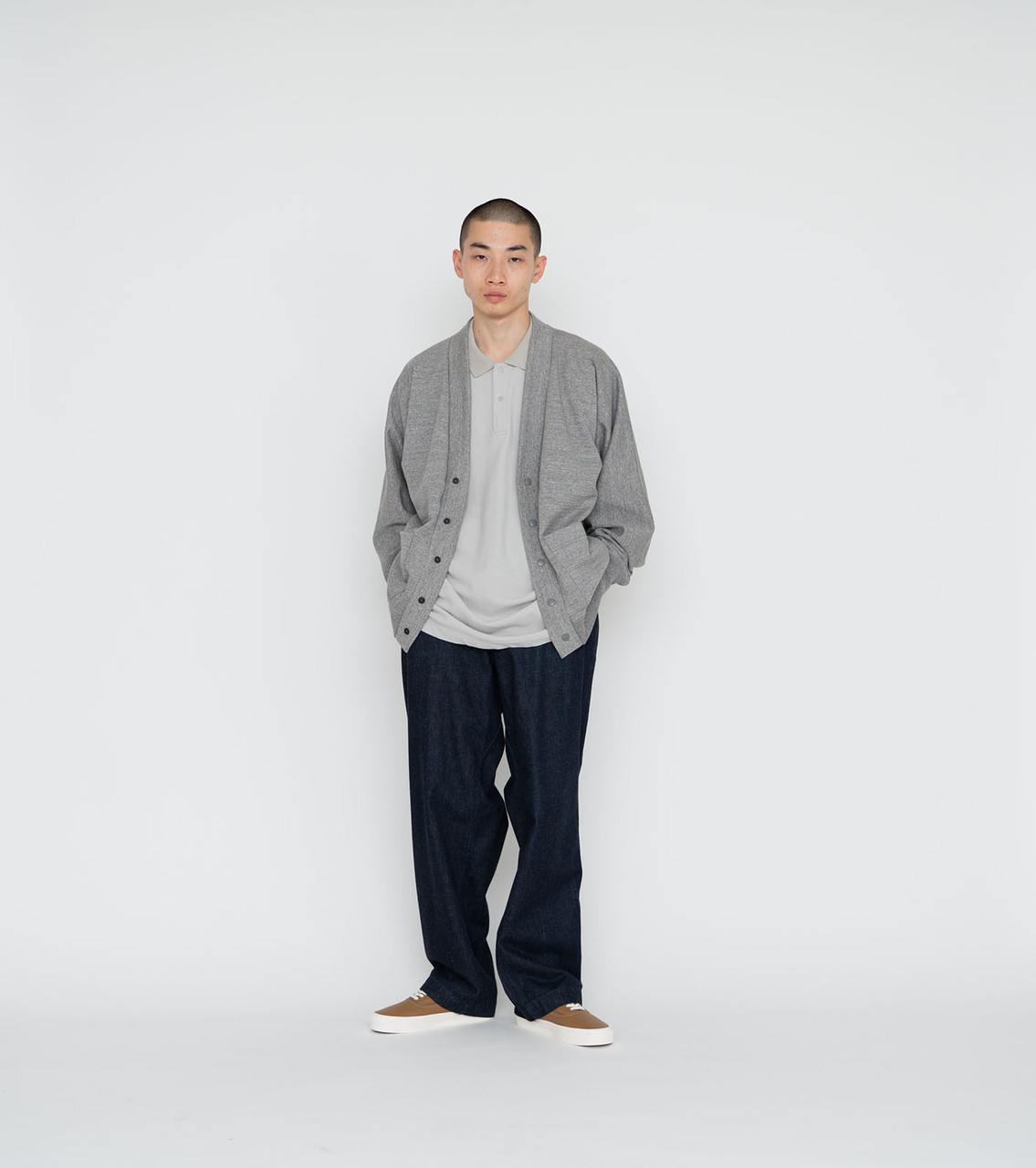 nanamica SWEAT KODENSHI Sweat Cardigan Online Shop to Worldwide
