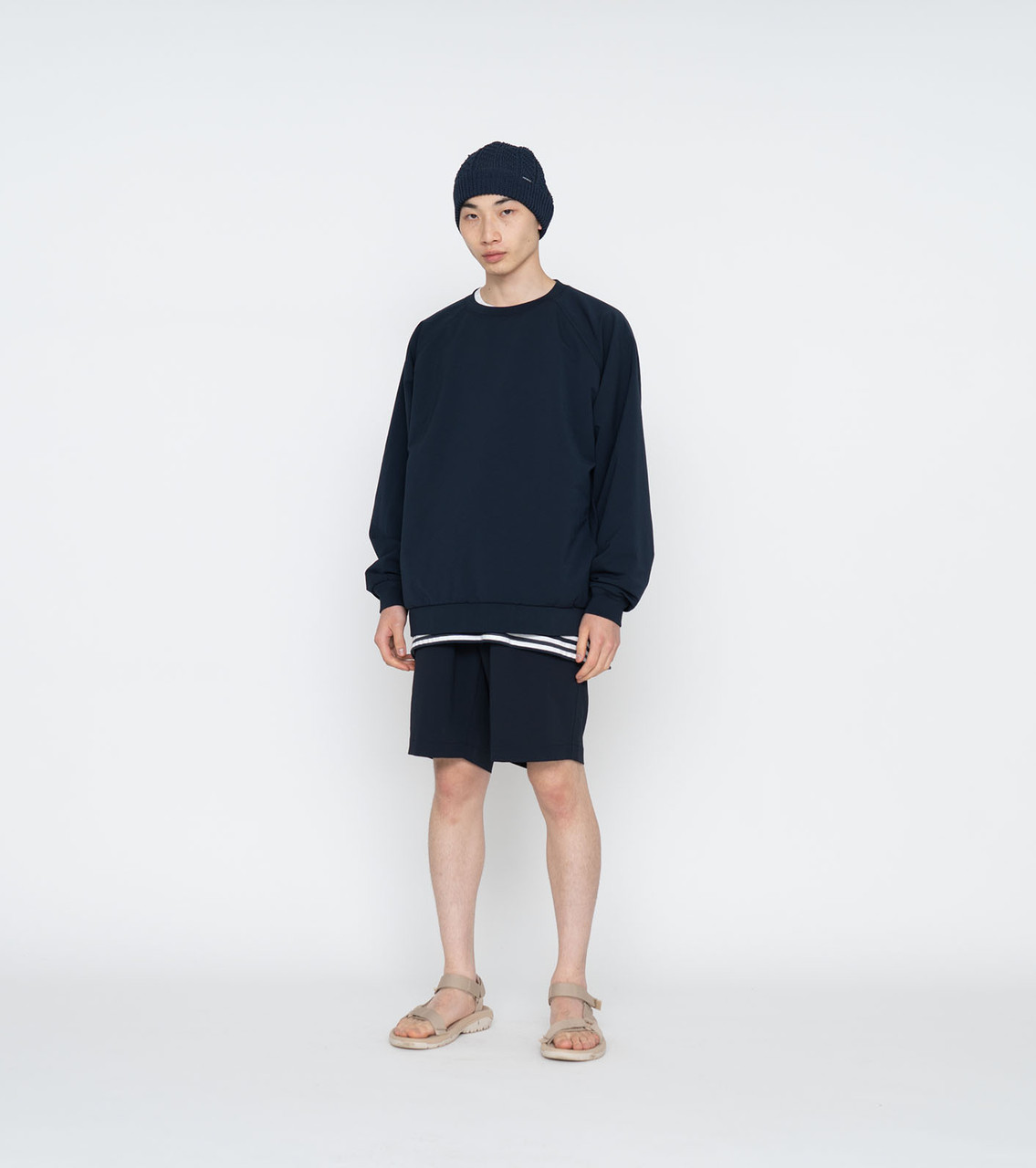 nanamica SWEAT ALPHADRY Crew Neck Sweat Online Shop to Worldwide