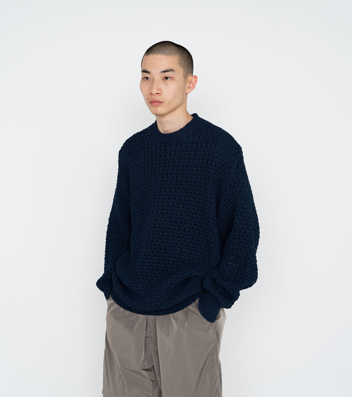 nanamica KNIT Popcorn Sweater Online Shop to Worldwide