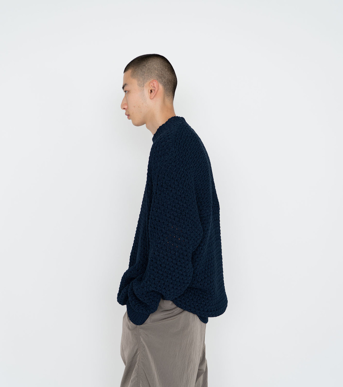 nanamica KNIT Popcorn Sweater Online Shop to Worldwide