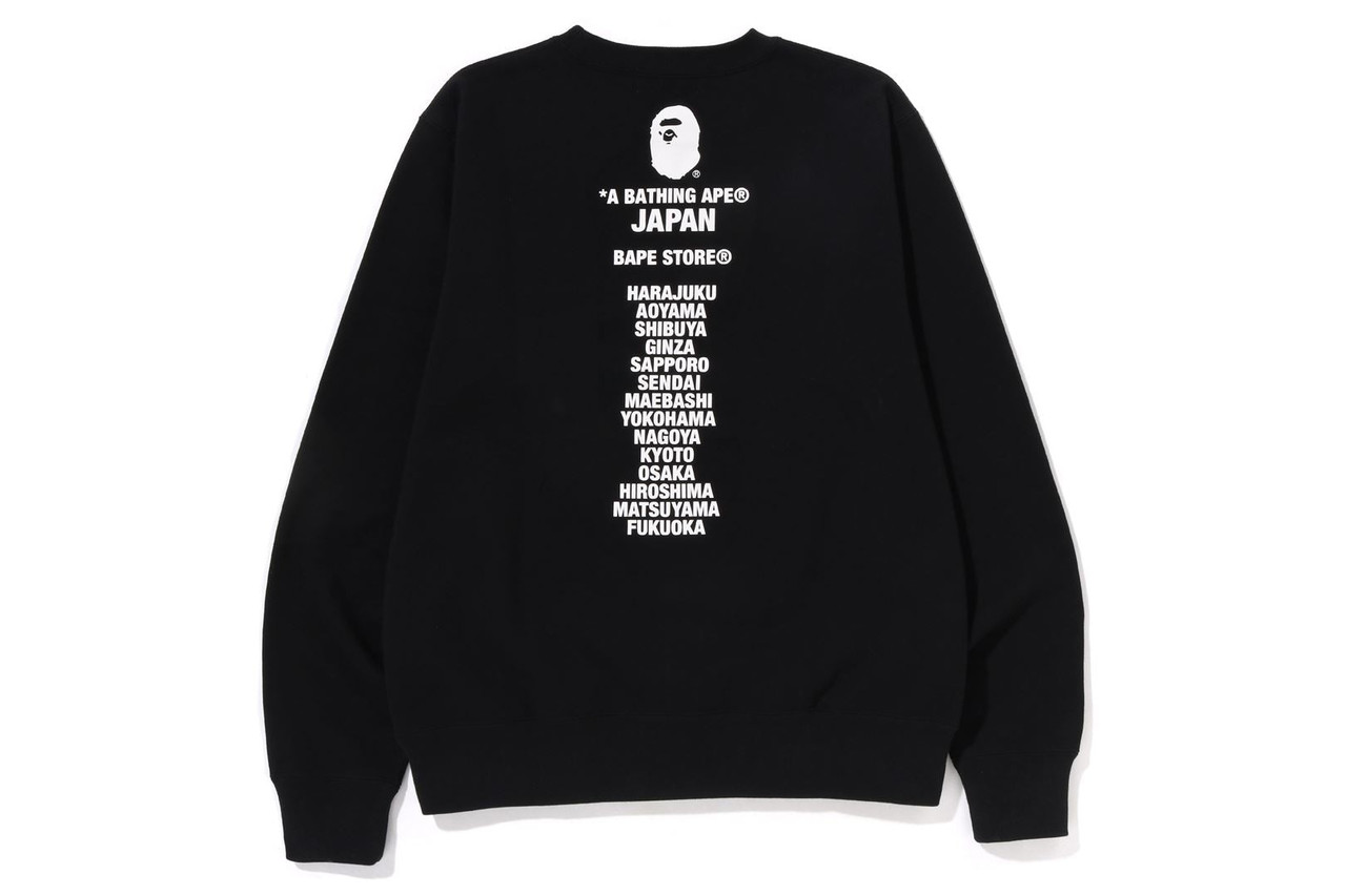 JAPAN APE HEAD CREWNECK SWEATSHIRT 1K22-113-003