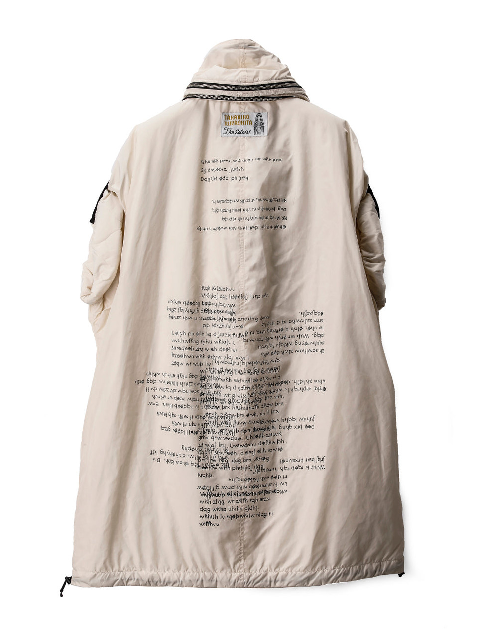 TAKAHIROMIYASHITATheSoloist. OUTER accordion hood anorak jacket.