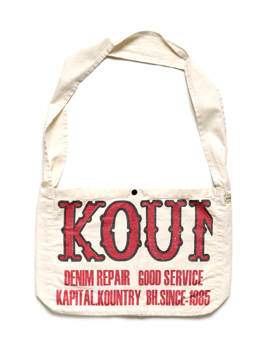KAPITAL Bag Cotton Twill KOUNTRY FACTORY BOOK BAG