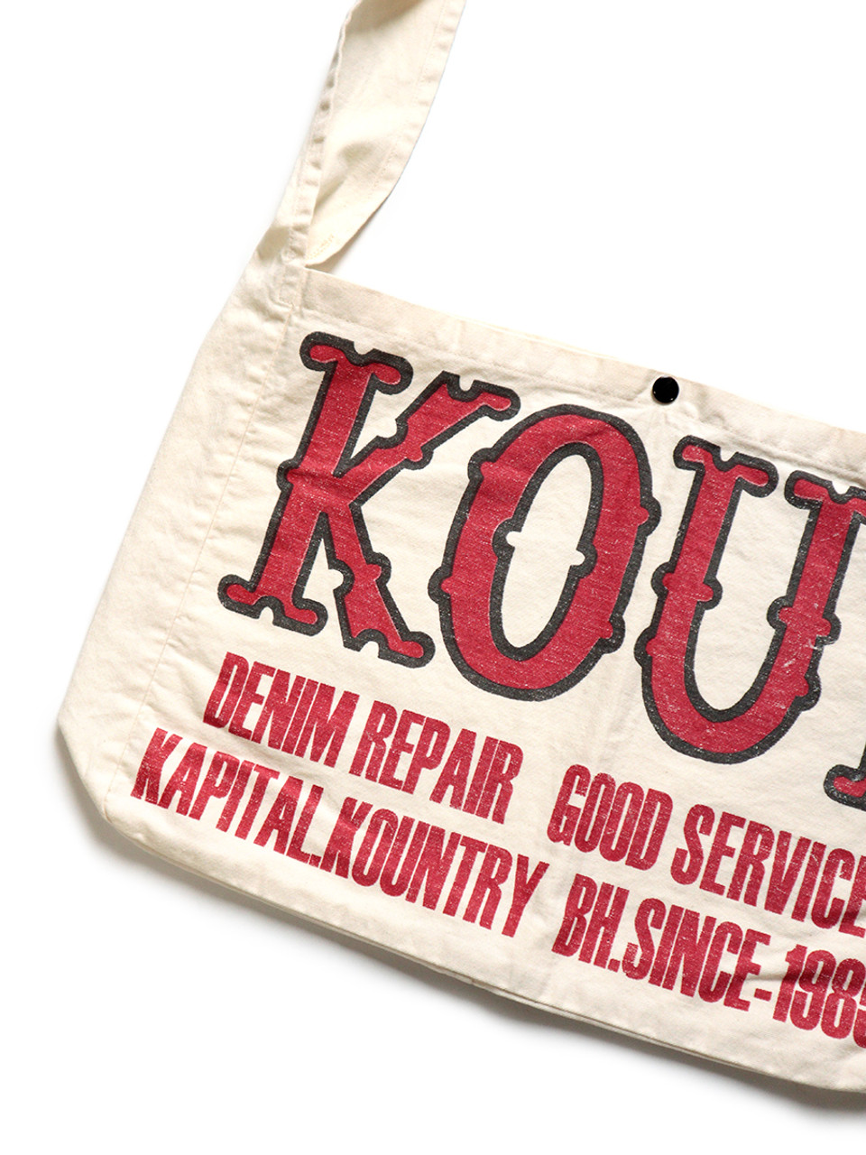 KAPITAL Bag Cotton Twill KOUNTRY FACTORY BOOK BAG KAPITAL Bag Cotton Twill KOUNTRY FACTORY BOOK BAG