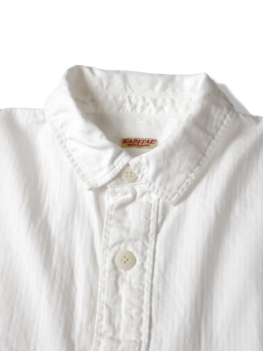 KAPITAL Shirt (Long Sleeve) Herringbone Twill Shirt Anorak