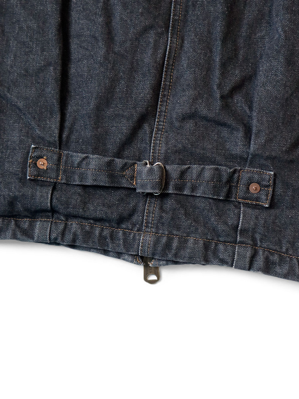 14Oz Black x Kinari Denim T-Back Drizzler JKT K2310LJ082