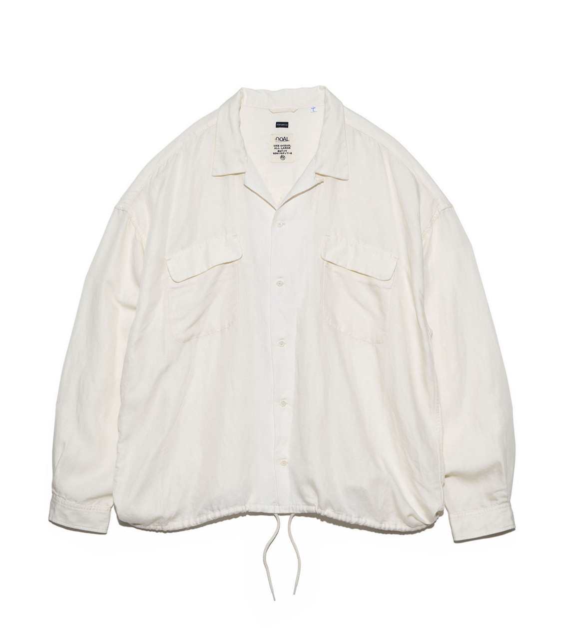 nanamica SHIRT Open Collar Cupra Hemp Shirt Online Shop to Worldwide