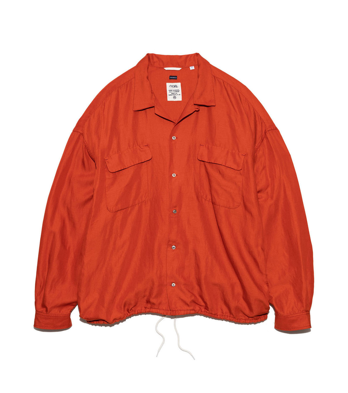 nanamica SHIRT Open Collar Cupra Hemp Shirt Online Shop to