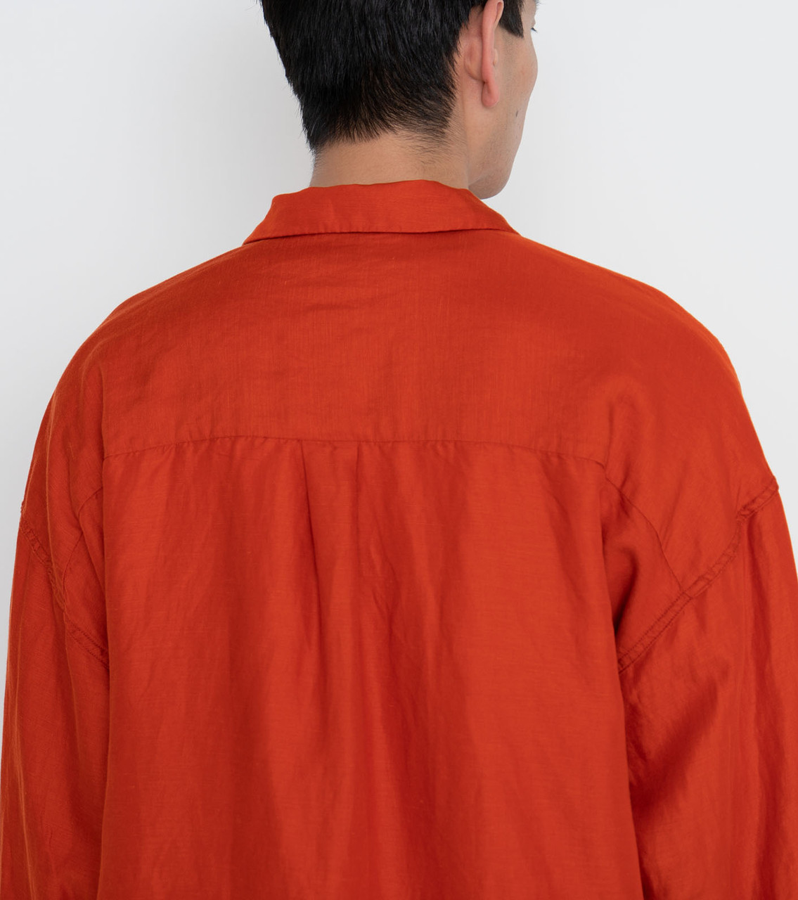 nanamica SHIRT Open Collar Cupra Hemp Shirt Online Shop to
