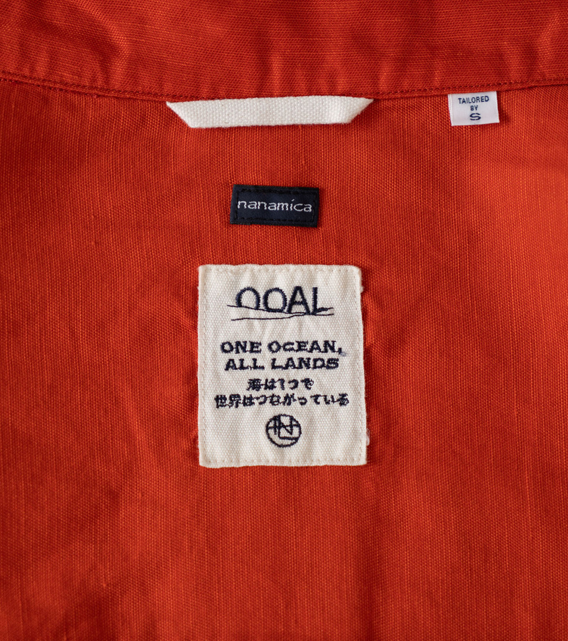 nanamica SHIRT Open Collar Cupra Hemp Shirt Online Shop to Worldwide