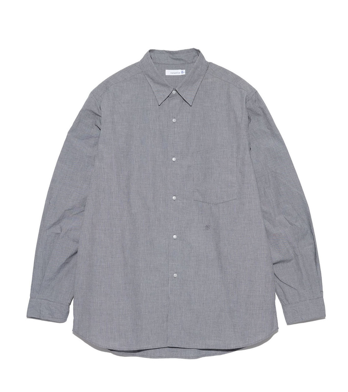 nanamica SHIRT Regular Collar Wind Shirt Online Shop to Worldwide