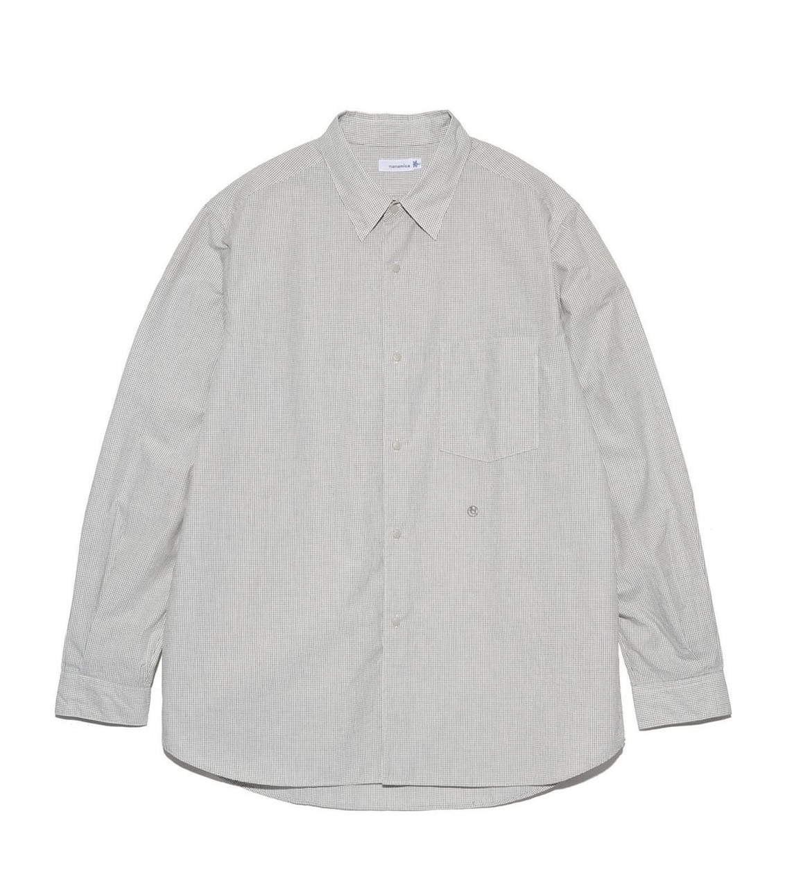nanamica SHIRT Regular Collar Wind Shirt Online Shop to Worldwide