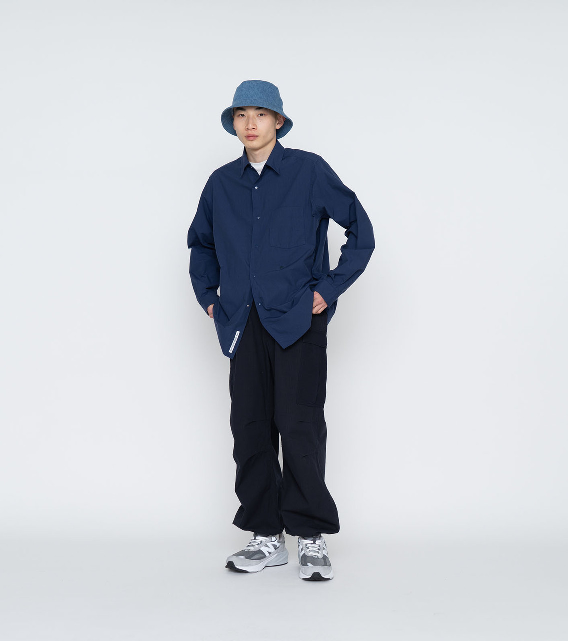nanamica SHIRT Regular Collar Wind Shirt Online Shop to Worldwide