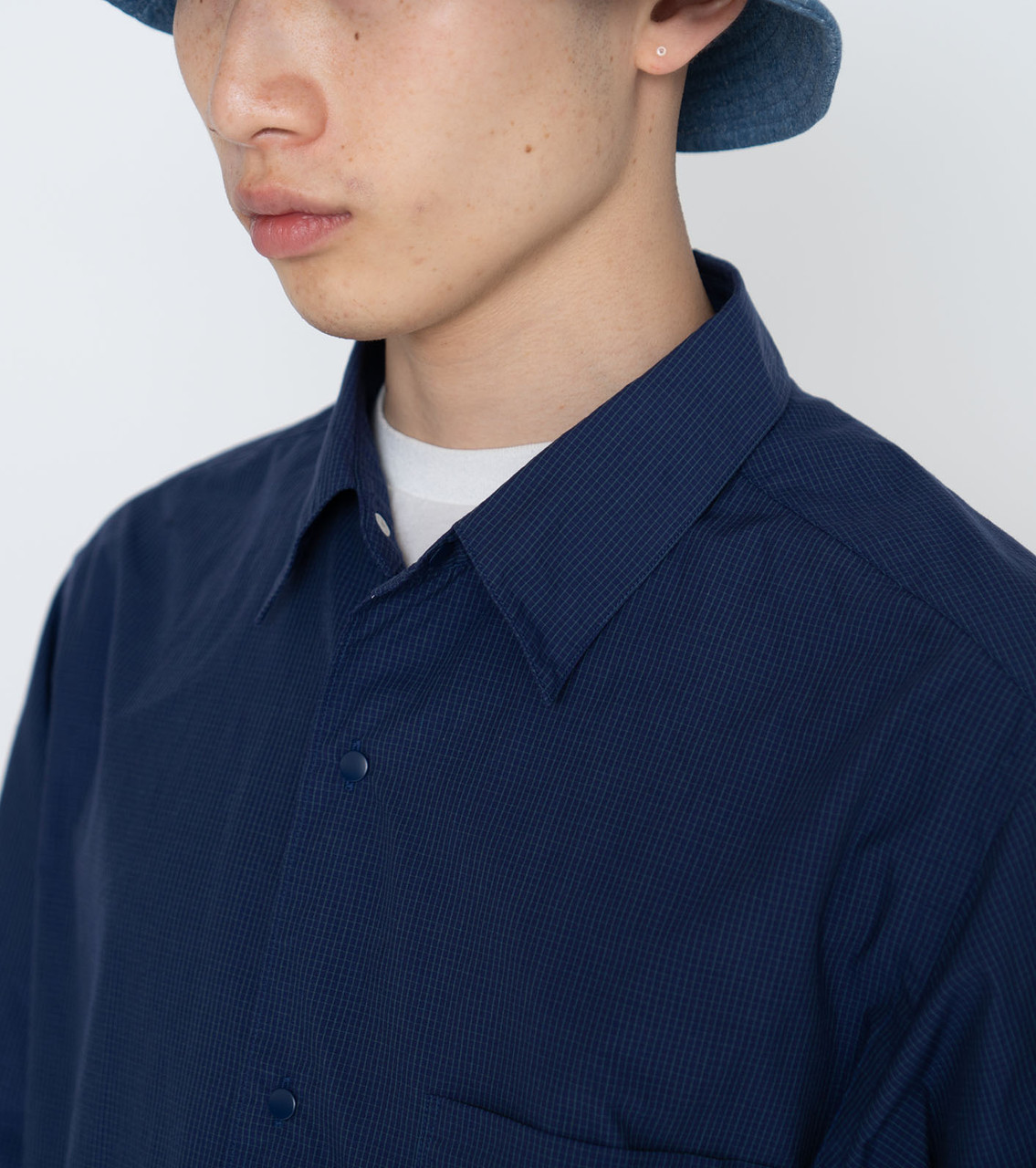 nanamica SHIRT Regular Collar Wind Shirt Online Shop to Worldwide