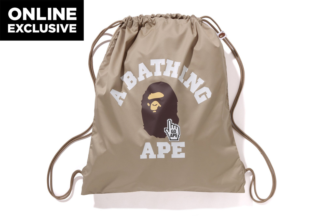 BAPE GOODS GO APE POINTER COLLEGE KNAPSACK