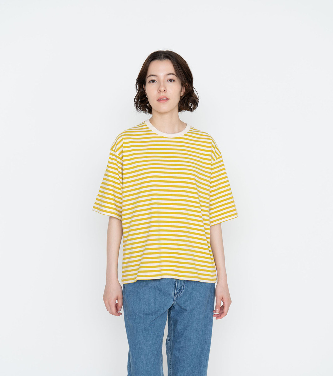 nanamica T-SHIRT COOLMAX Stripe Jersey Tee Online Shop to Worldwide