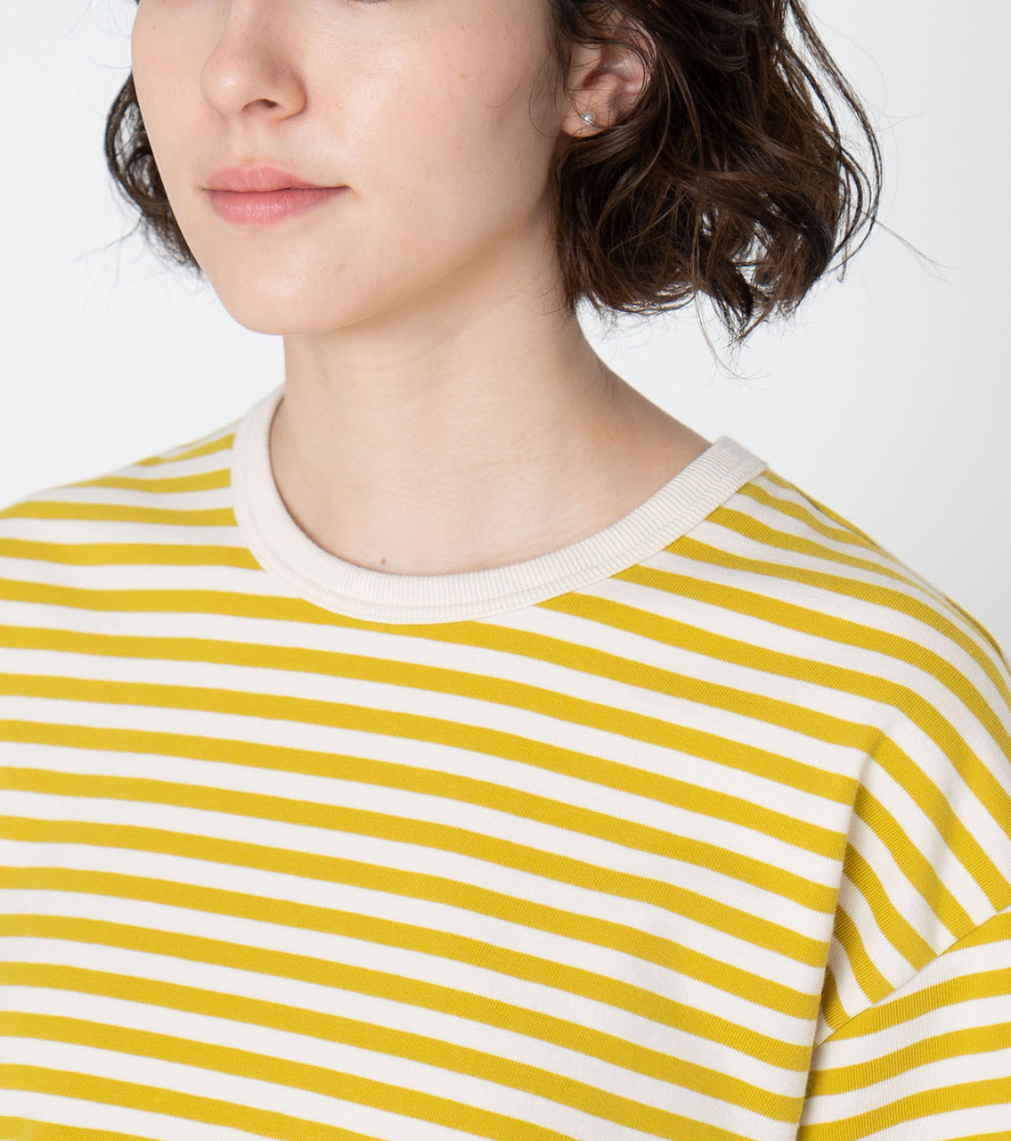 nanamica T-SHIRT COOLMAX Stripe Jersey Tee Online Shop to Worldwide